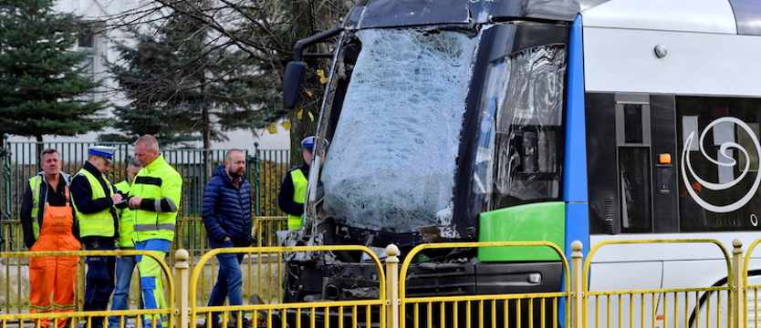 Zderzenie tramwajów na Żołnierskiej. Motorniczy w szpitalu