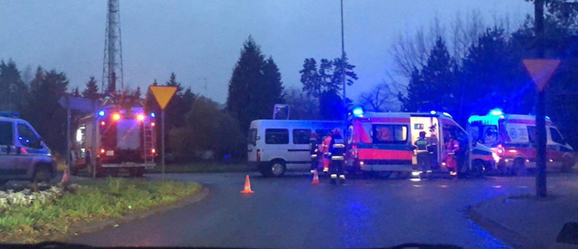 Zderzenie busów w Pilchowie. Na szczęście bez ofiar