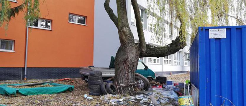 Zieleniec (czasowo) zmieniony w wysypisko