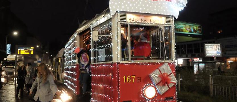 Tramwaj w świątecznej odsłonie