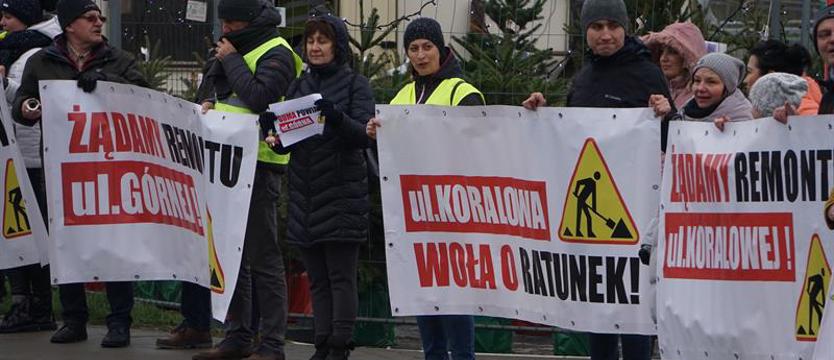 Protest w Bezrzeczu. Chcą remontu drogi