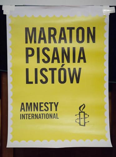 Maraton Pisania Listów Amnesty International