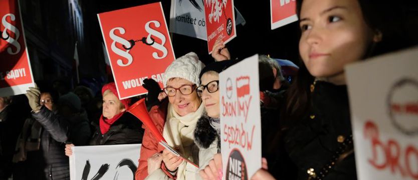 Demonstracja „Dziś sędziowie – jutro Ty” w Szczecinie