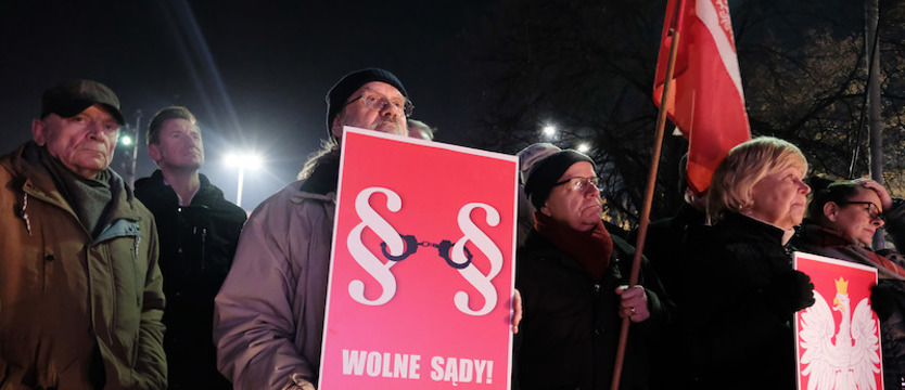 Manifestacja w Szczecinie. W obronie wolności sądów
