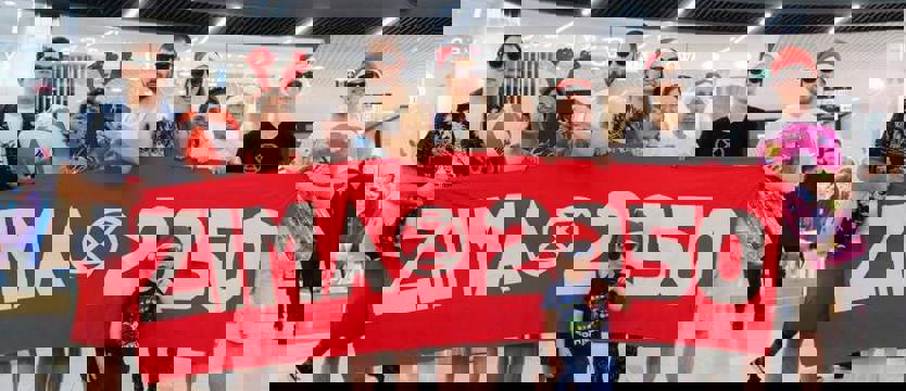 Extinction Rebellion zwraca uwagę na zmiany klimatu. Akcja "Zima 2050"
