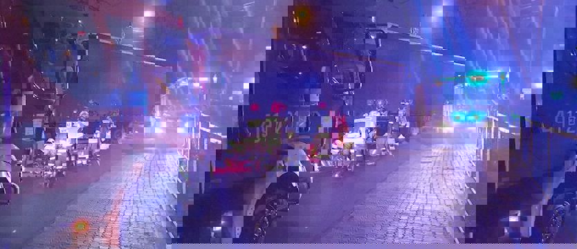 Groźny wypadek w Barlinku. Kobieta pod tirem