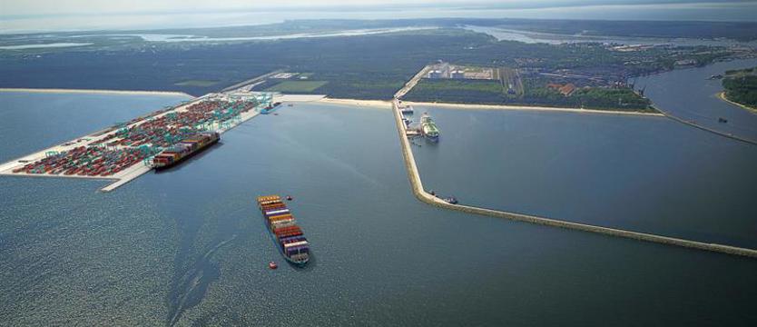 Świnoujski port powiększony