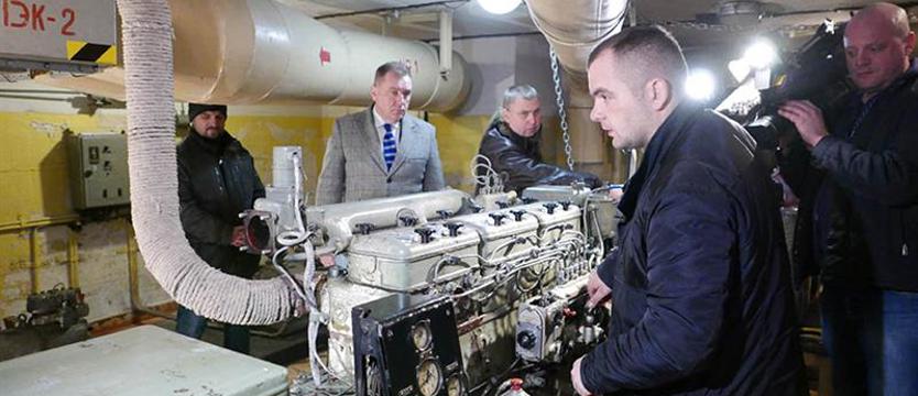 Uruchomili agregat w atomowym bunkrze w Podborsku