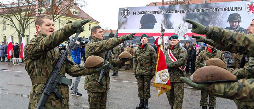 Pierwsza przysięga terytorialsów