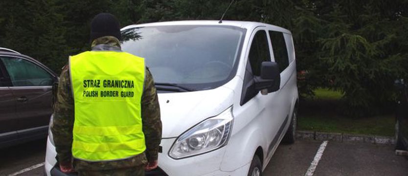 Zatrzymali forda transita, który zniknął w Danii