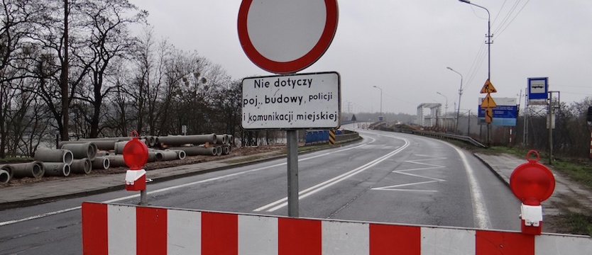 Ulica Florian Krygiera w Szczecinie zamknięta dla ruchu
