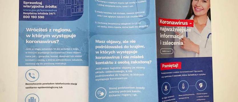Poczta dostarczy do skrzynek 15 mln ulotek o koronawirusie