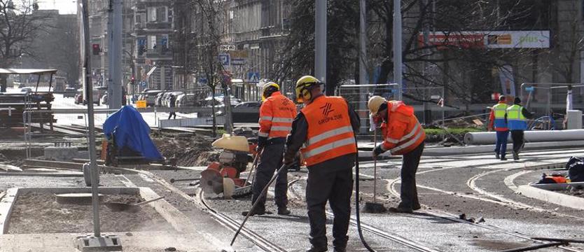 Aleja Piłsudskiego w Szczecinie bez tramwajów, objazdy po nowemu