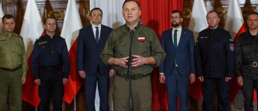 Prezydent Duda podziękował służbom w regionie za walkę z koronawirusem