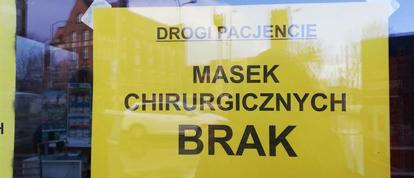 Maseczki i środki dezynfekcyjne nie do sprzedaży w internecie
