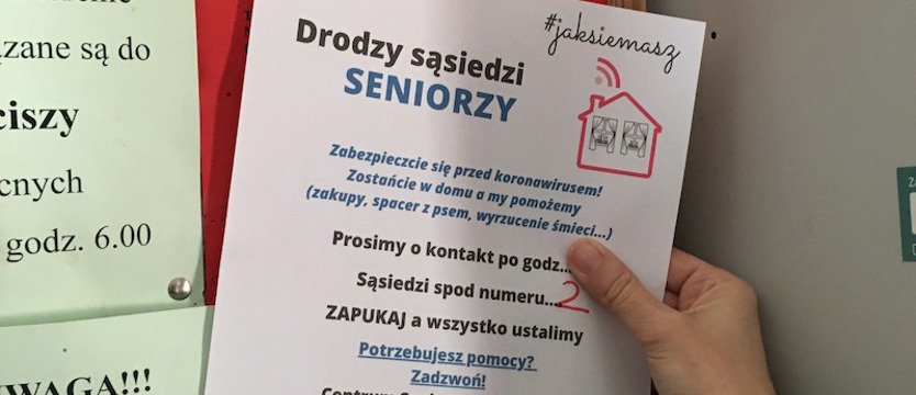 Pomóż seniorom – wydrukuj plakat!