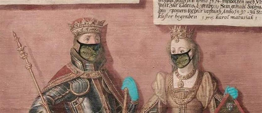 Królewskie życzenia w stanie epidemii