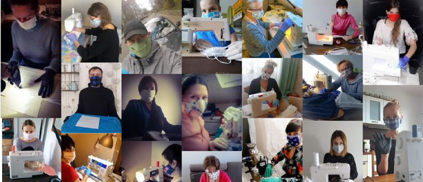 Mieszkańcy Świnoujścia w walce z epidemią. Uszyli już ponad 1700 maseczek!