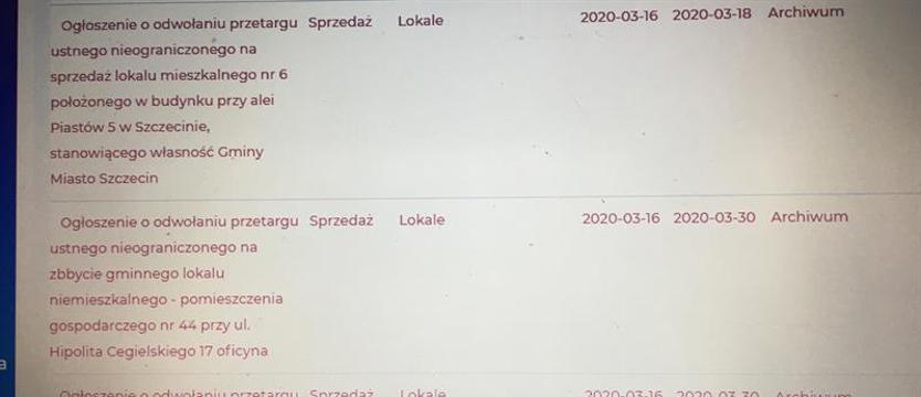 Coraz więcej przetargów odwołanych