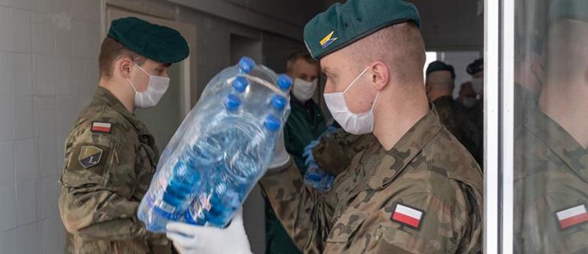 Wojsko wsparło szpital przy ul. Arkońskiej