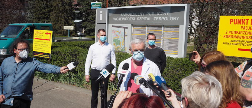 Poprawił się stan pacjentki z COVID-19 w szpitalu przy Arkońskiej