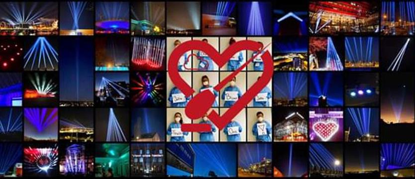 W piątek o 21.30 popatrz w niebo! Technicy estradowi zaświecą dla służby zdrowia