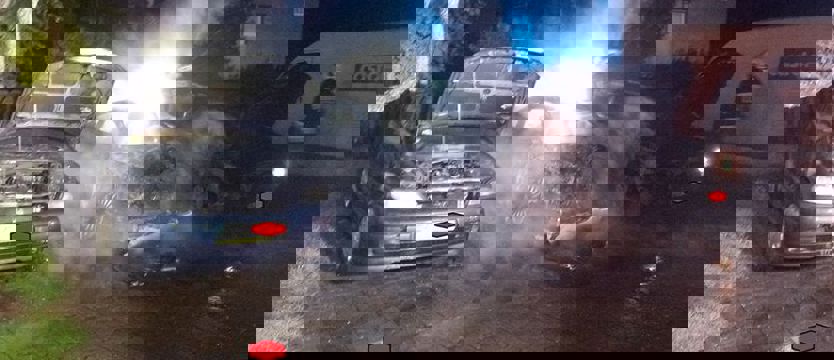 Nocny pożar w Przecławiu. Spłonęły trzy auta