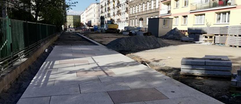 Ulice śródmiejskie w przebudowie