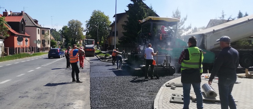 Ostatnie prace na ul. Grota-Roweckiego w Szczecinie