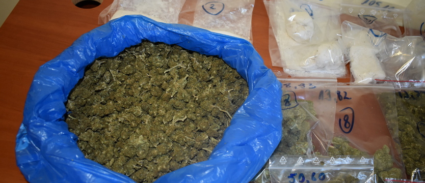 Miał prawie dwa kilogramy narkotyków. Grozi mu 10 lat