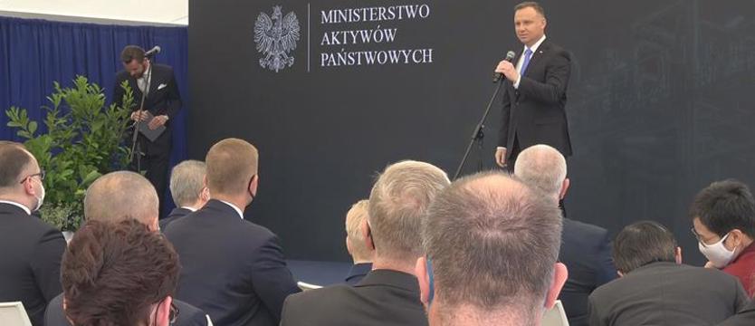 Prezydent Andrzej Duda w Policach. Polimery na światowym poziomie nowoczesności
