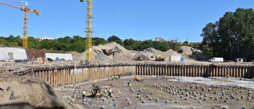 Szczeciński aquapark. Palowanie zakończone
