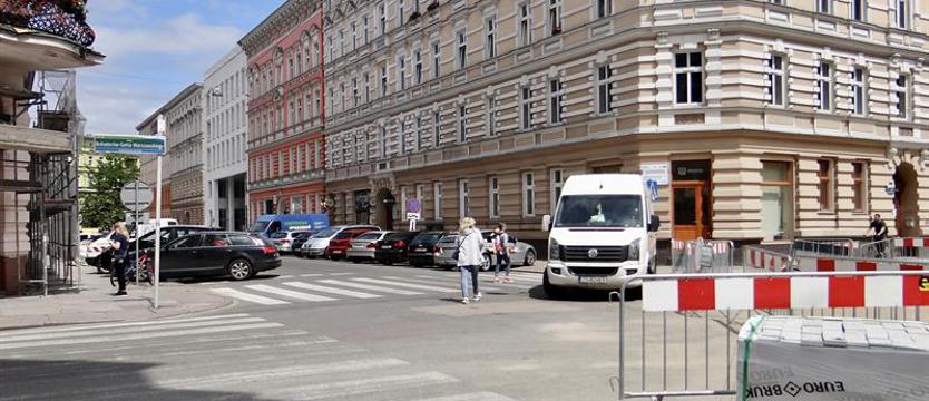 Przebudowa ulic w śródmieściu. Skrzyżowanie do zamknięcia