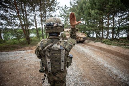 Defender Europe 20 Plus przeprawa przez Zły Łęg