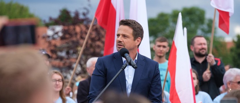 Trzaskowski w Szczecinie – na działkach i na placu