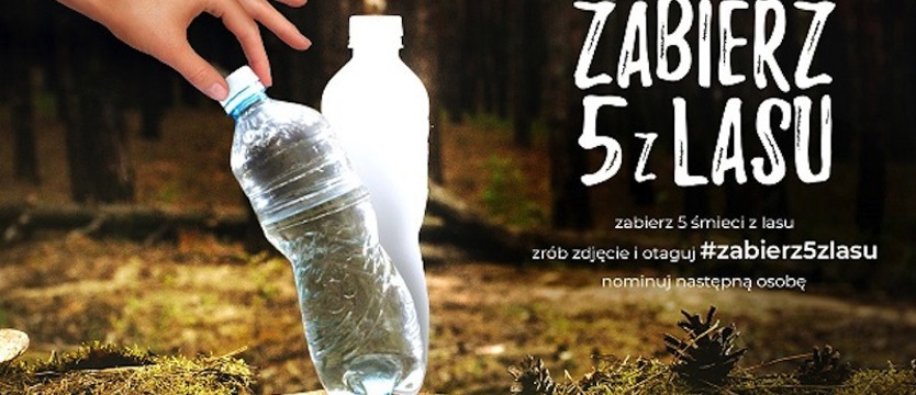 Z roku na rok coraz więcej śmieci w lasach. Leśnicy apelują: „Zabierz 5 z lasu”