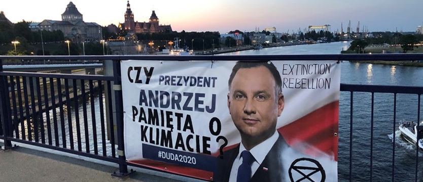 Aktywiści Extinction Rebellion apelują: Prezydencie, pamiętaj o klimacie!