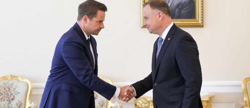 Spotkanie Dudy z Trzaskowskim