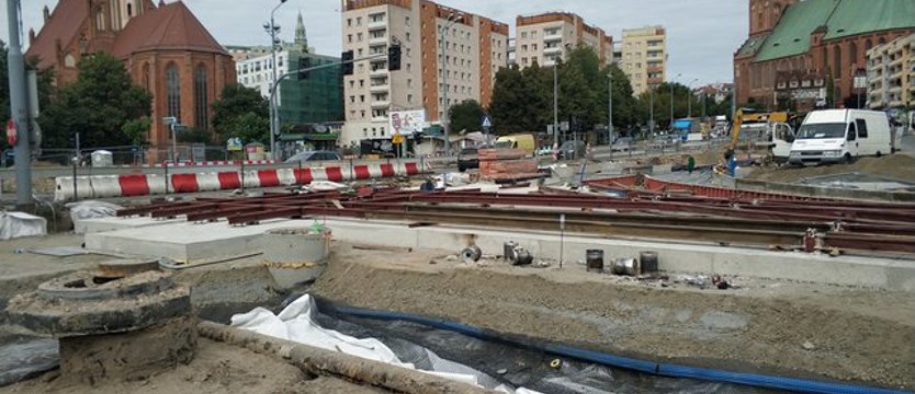 Ciąg dalszy przebudowy ul. Wyszyńskiego w Szczecinie