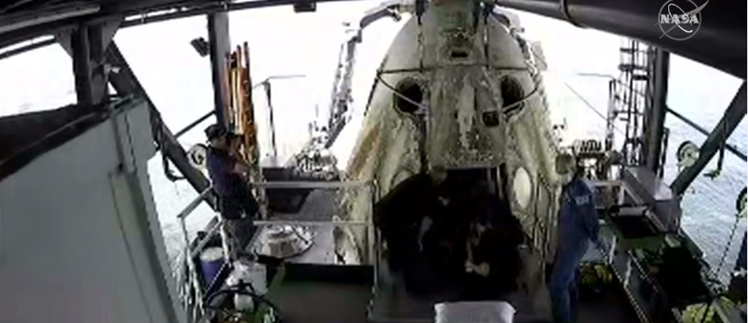 Szczęśliwy finał kosmicznej misji Crew Dragon