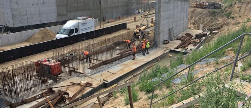 Węzeł Łękno. Przygotowania do wyburzenia starego wiaduktu