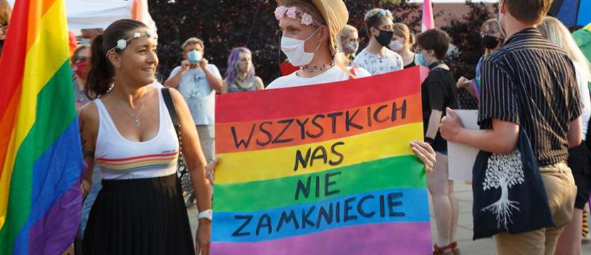 Protest środowisk lewicowych w Szczecinie