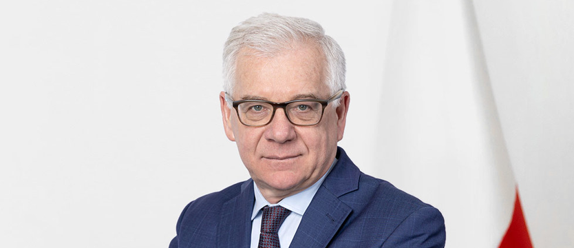 Szef MSZ Jacek Czaputowicz podał się do dymisji