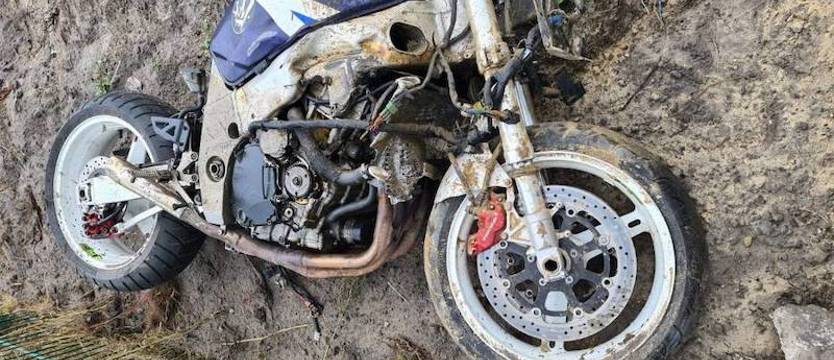 Motocyklista zderzył się z samochodem ciężarowym
