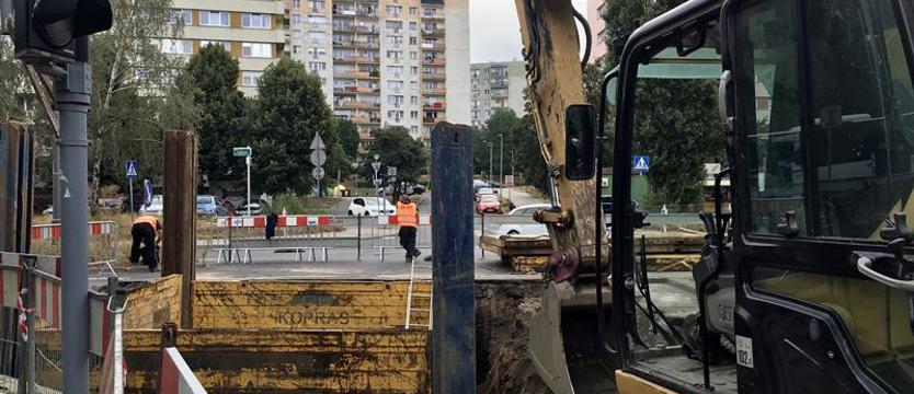 Szczecińska ulica Jodłowa w przebudowie