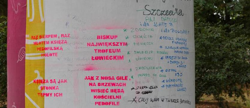 Hejt na księży w centrum Szczecina
