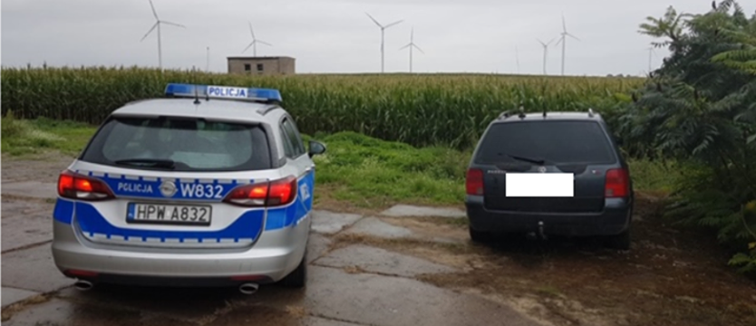Ukrył się przed policją w kukurydzy