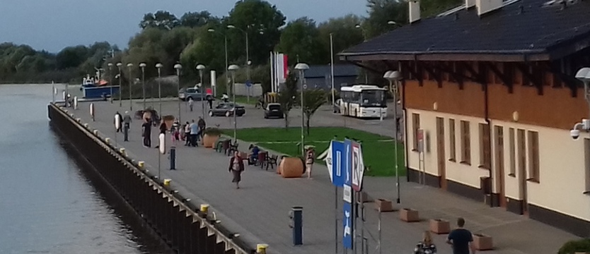 Niezagospodarowane gryfińskie nabrzeże