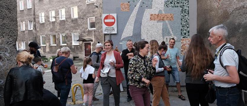Mozaika „Rejs” w centrum Szczecina