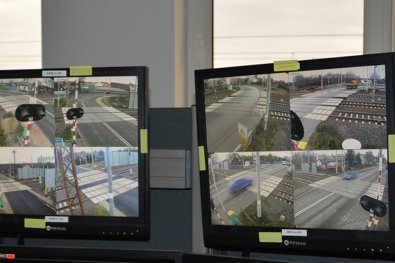 Monitoring na przejeździe kolejowym